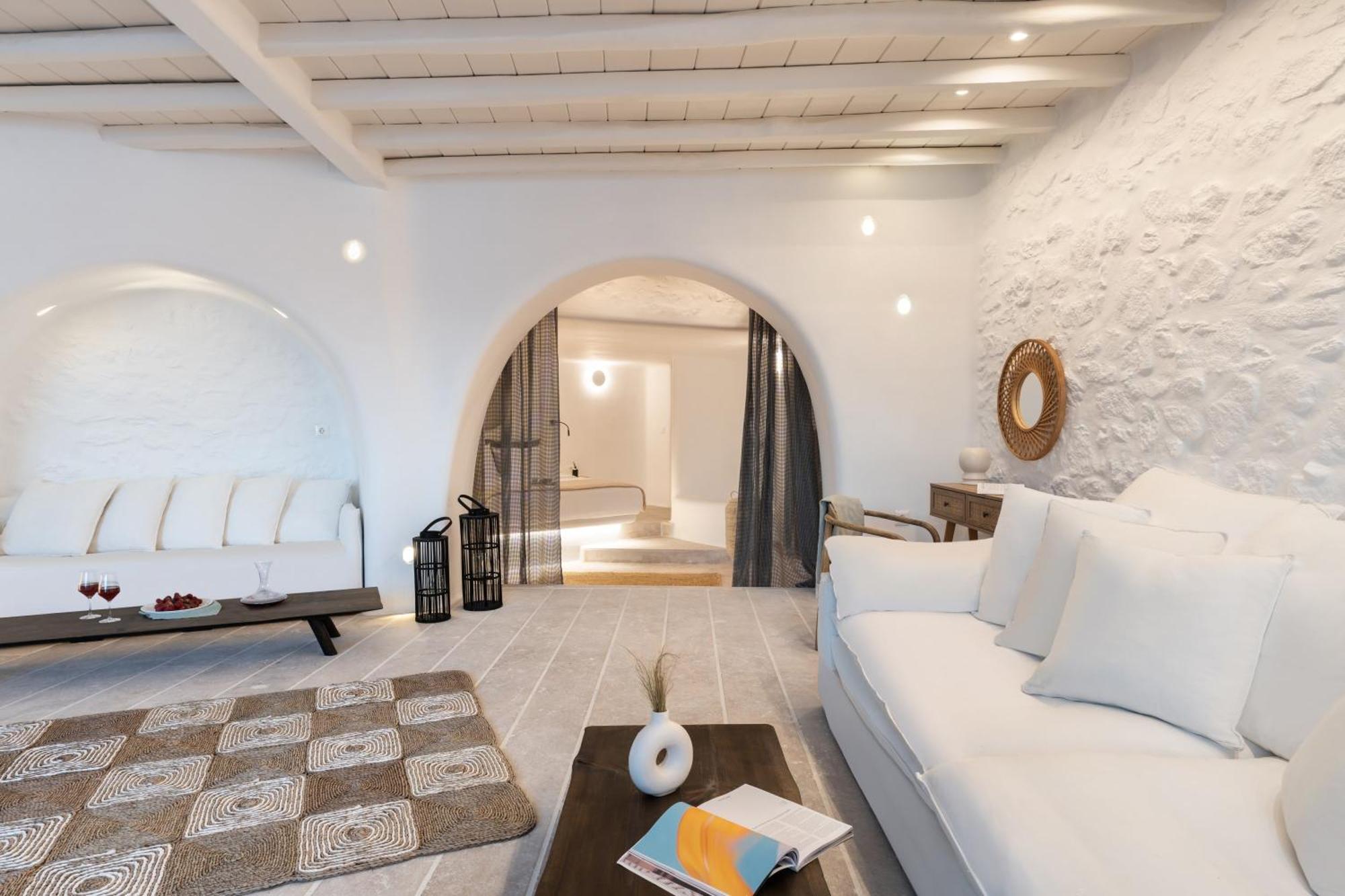 מלון Agios Ioannis Diakoftis White Stone Mykonos מראה חיצוני תמונה