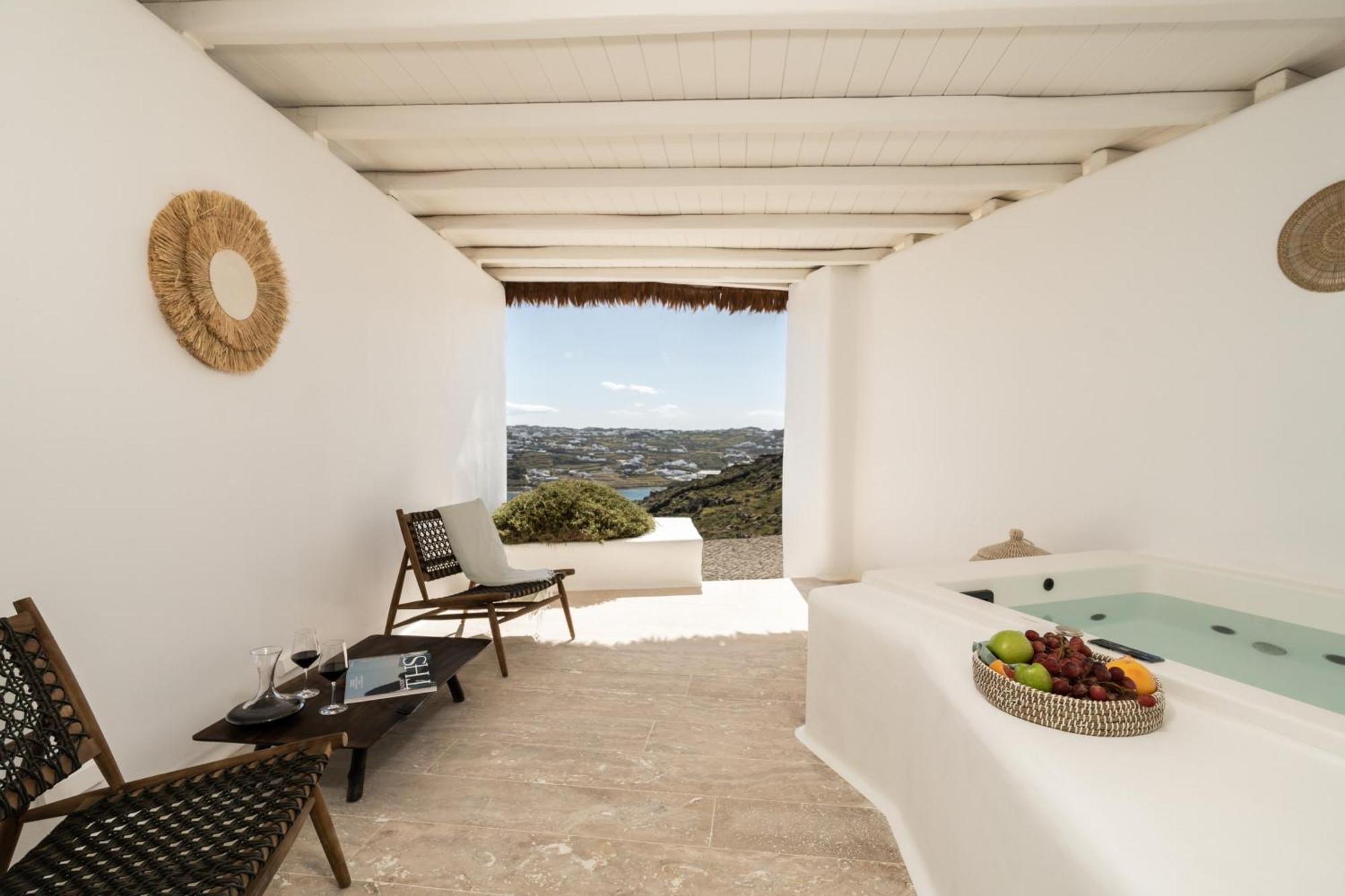 מלון Agios Ioannis Diakoftis White Stone Mykonos מראה חיצוני תמונה